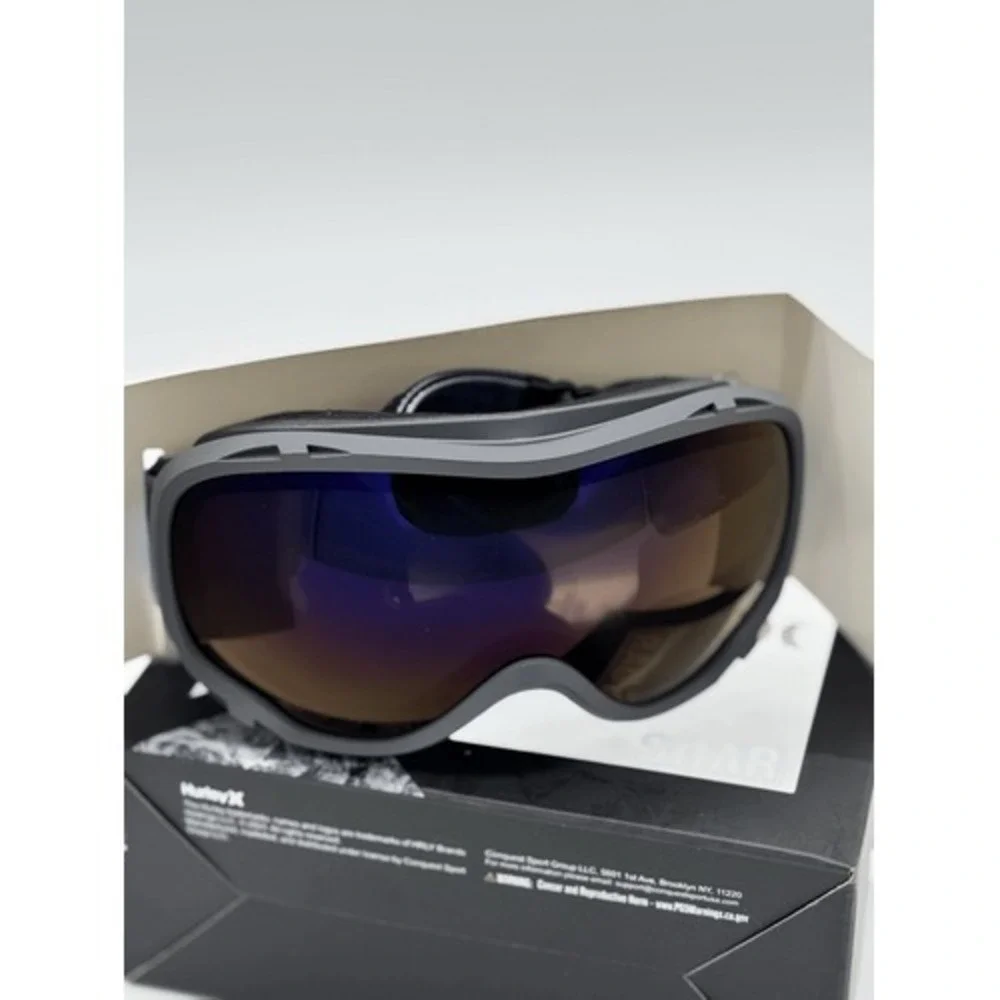 Hurley Soar Spherical Snow Google Hellos Mirrored Blue New In Box